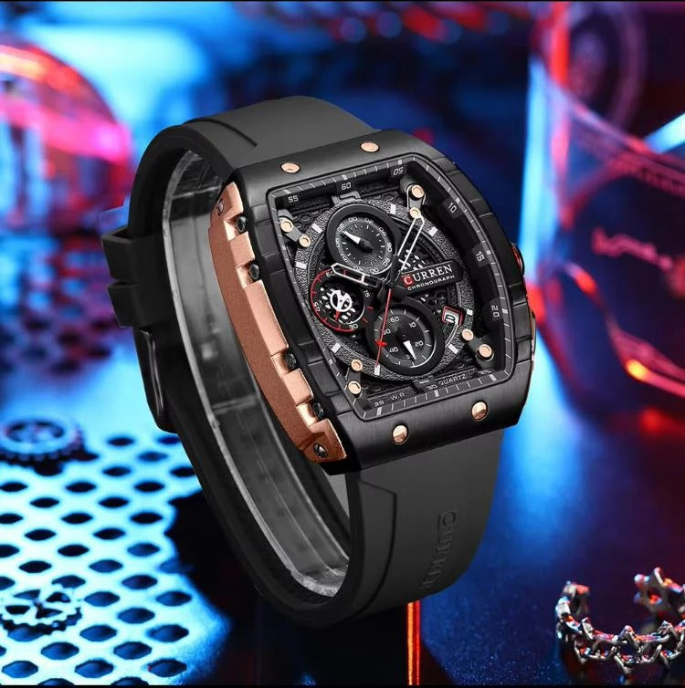 CURREN Premium Sports Watch for Men | Waterproof Chronograph | Perfect For Gift or Self Use detail view