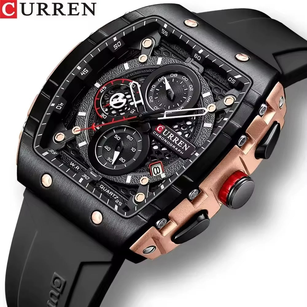 CURREN Premium Sports Watch for Men | Waterproof Chronograph | Perfect For Gift or Self Use