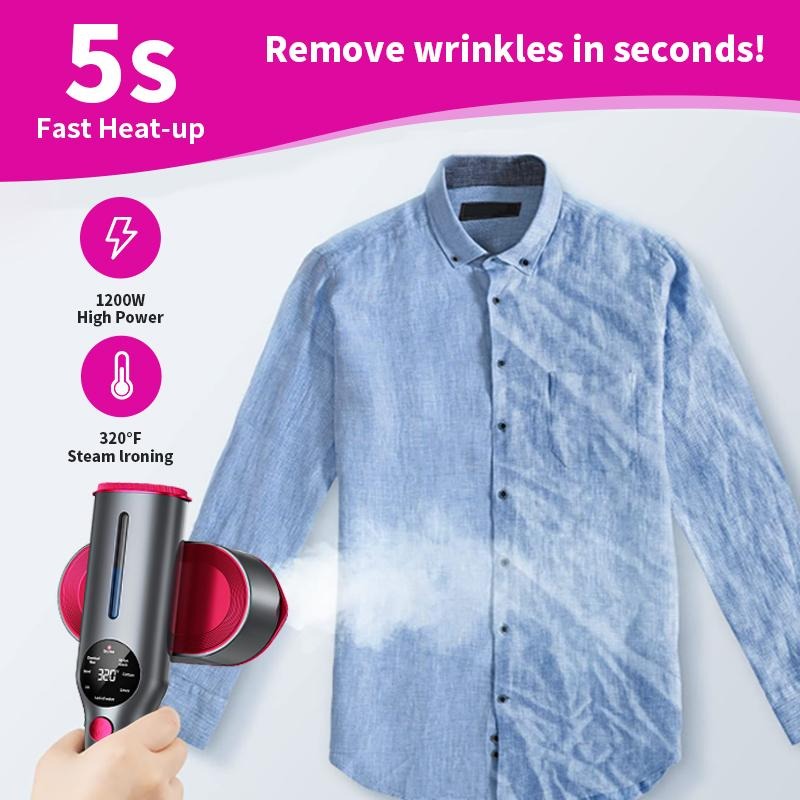 Dr. Flash Garment Steamer for Clothes, Portable Travel Clothing Steamer Iron